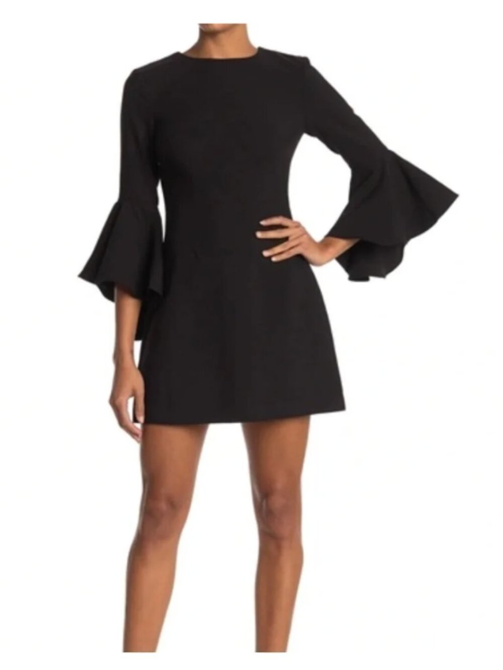Likely Mallory Bell Sleeve Mini Dress LBD Size 6